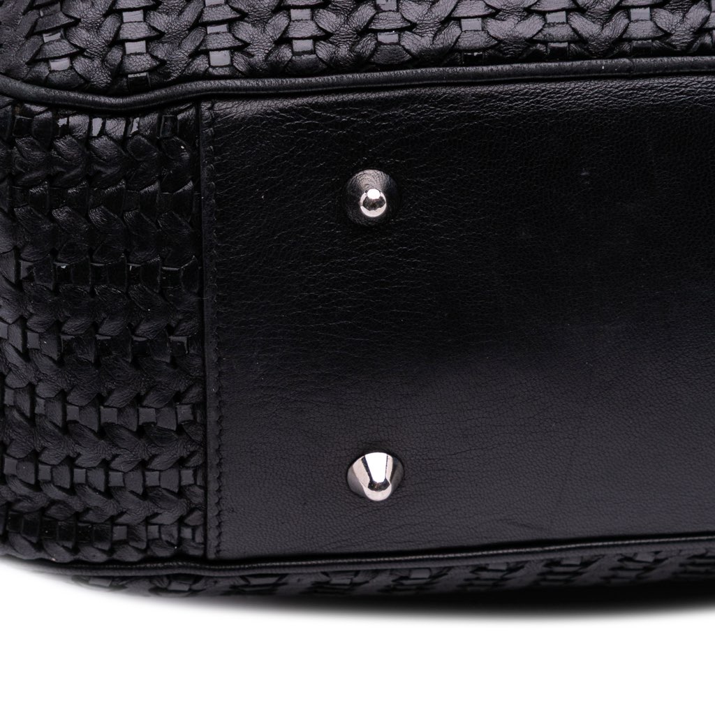 Dior Large Woven Lambskin Lady Dior Soft Shopping Tote - Image 11