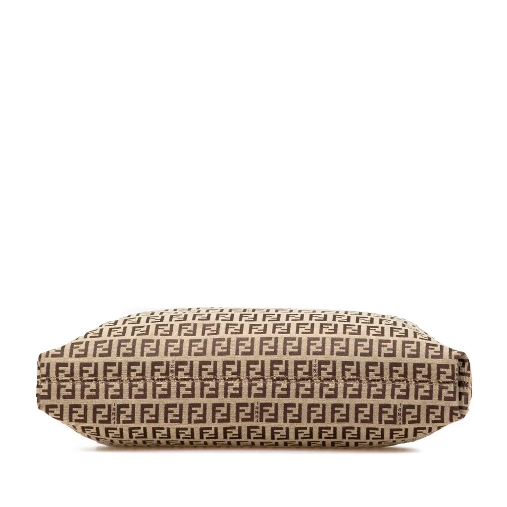 Fendi Zucchino Canvas Crossbody Brown Canvas Very good - Inside View