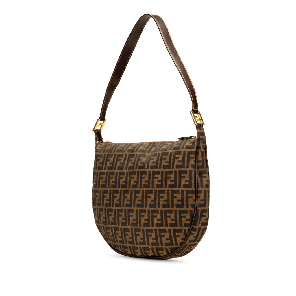 Fendi Zucca Canvas Hobo - Back view