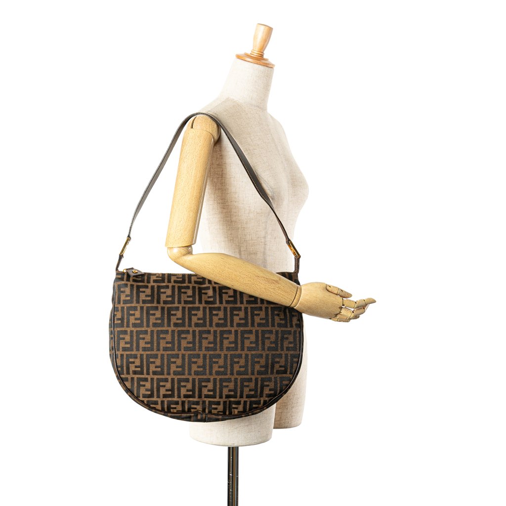Fendi Zucca Canvas Hobo - Image 13