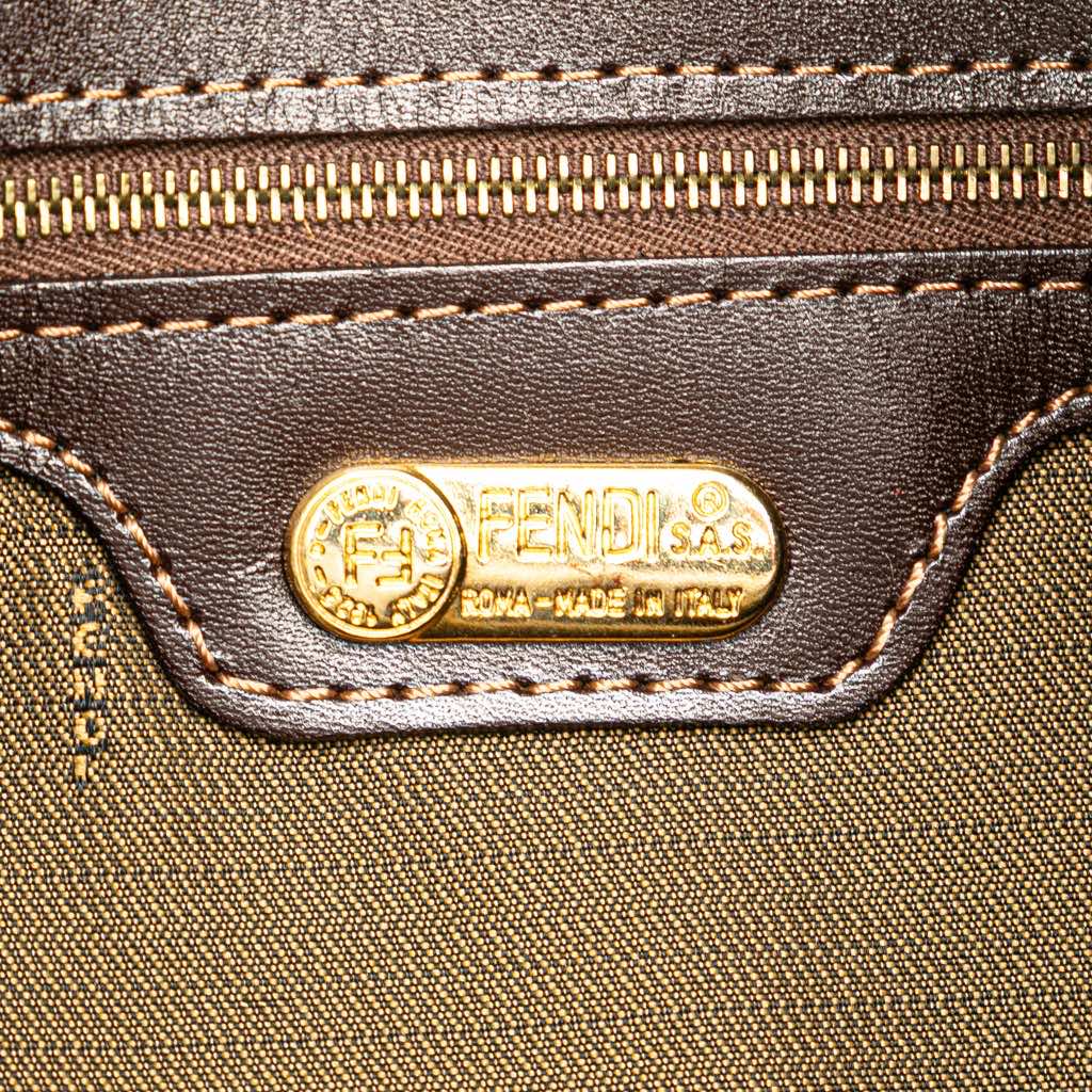 Fendi Zucca Canvas Hobo - Side view