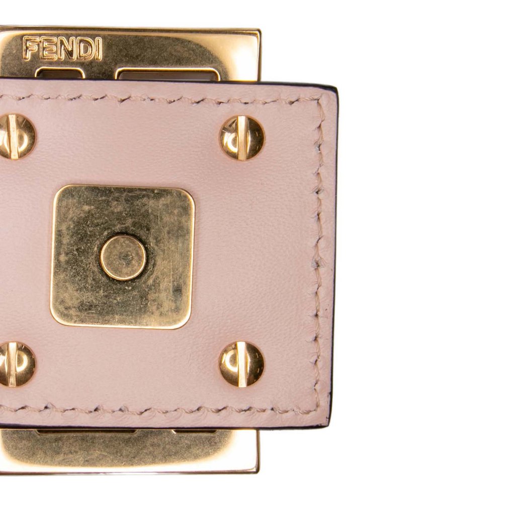 Fendi Zucca Embroidered Canvas Baguette Satchel - Image 12