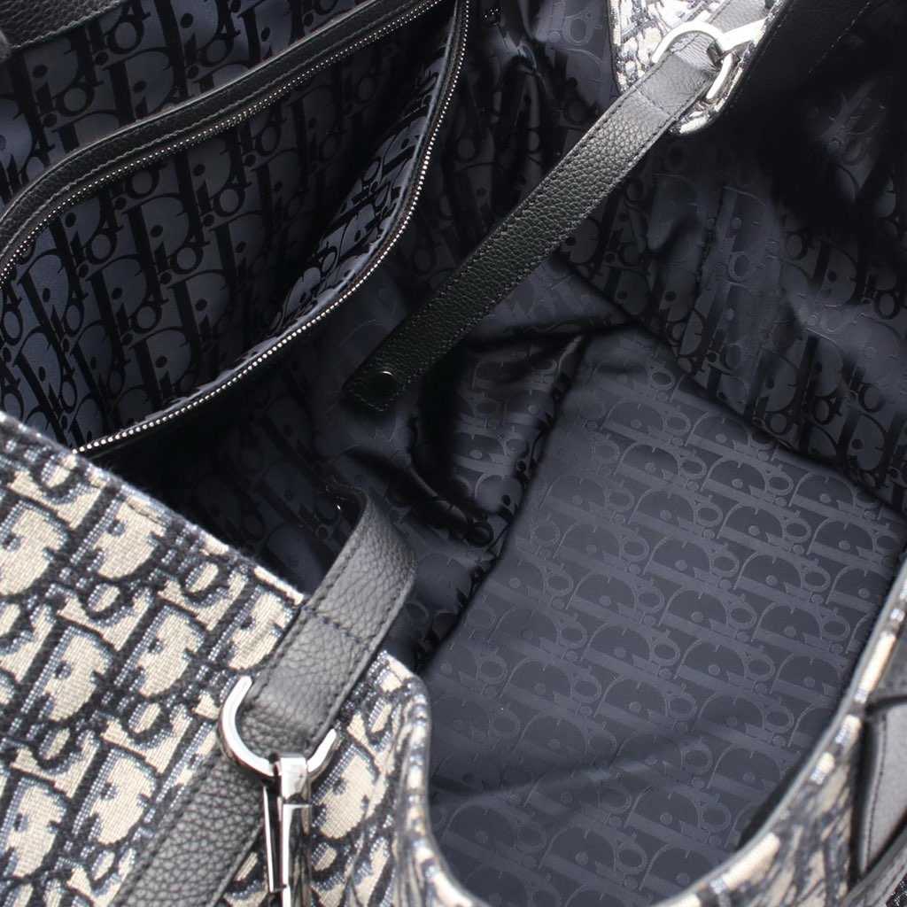 Dior Oblique Canvas Tote - 3