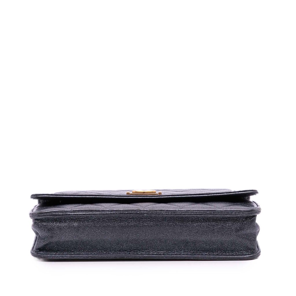 Chanel Quilted Lambskin Boy Wallet On Chain - Image 6