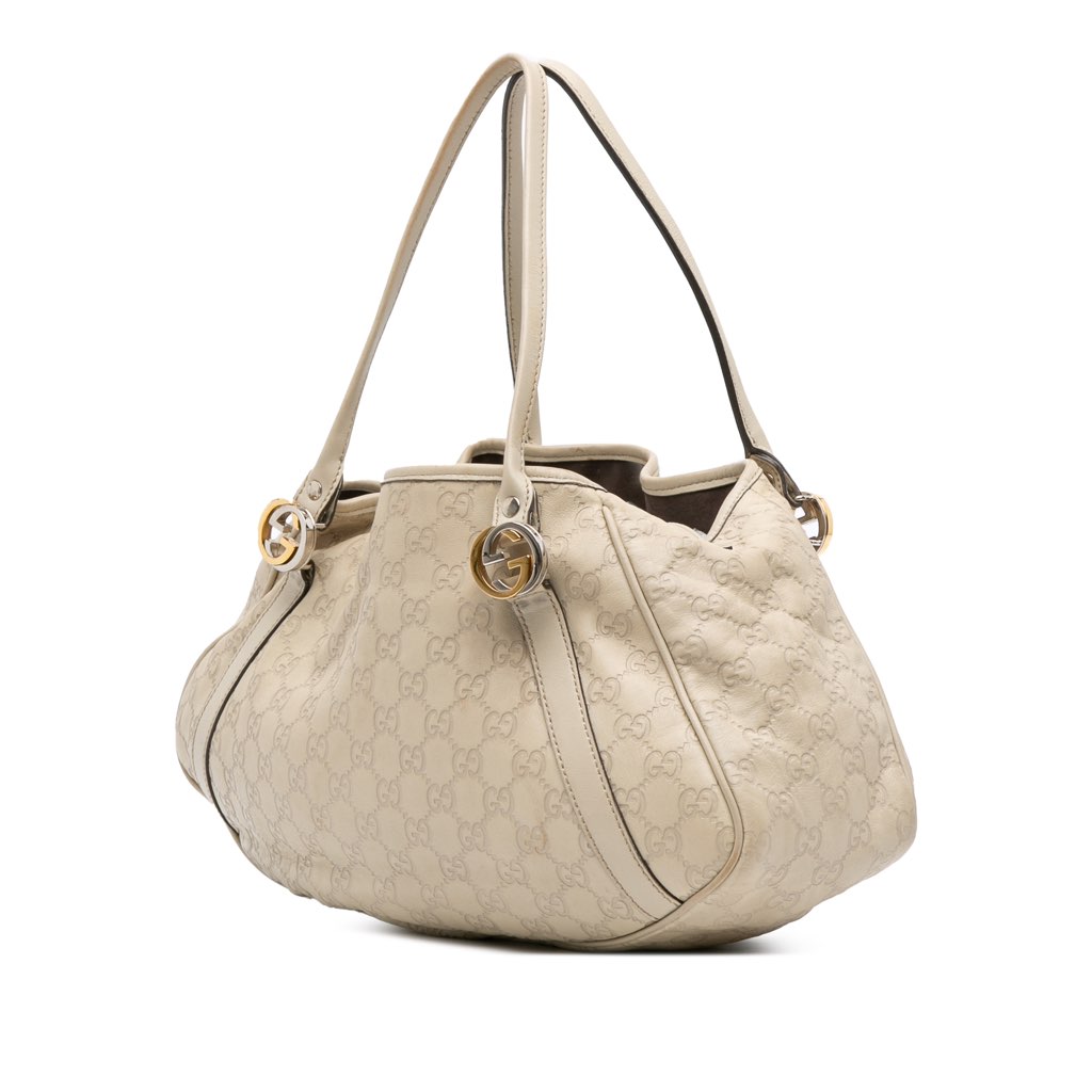 Gucci Guccissima Twins Shoulder Bag - Back view