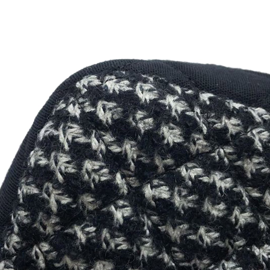 Chanel Medium Quilted Jersey and Tweed Chain Flap - Image 14