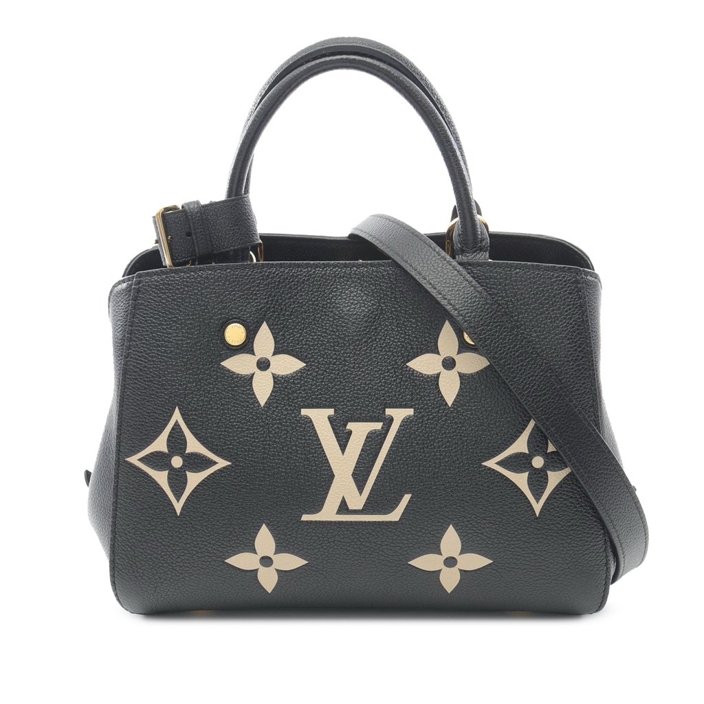 Louis Vuitton Bicolor Monogram Empreinte Giant Montaigne BB