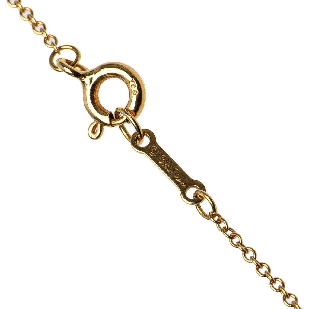Tiffany & Co Paloma Picasso 18K Yellow Gold X Kiss Necklace - 2