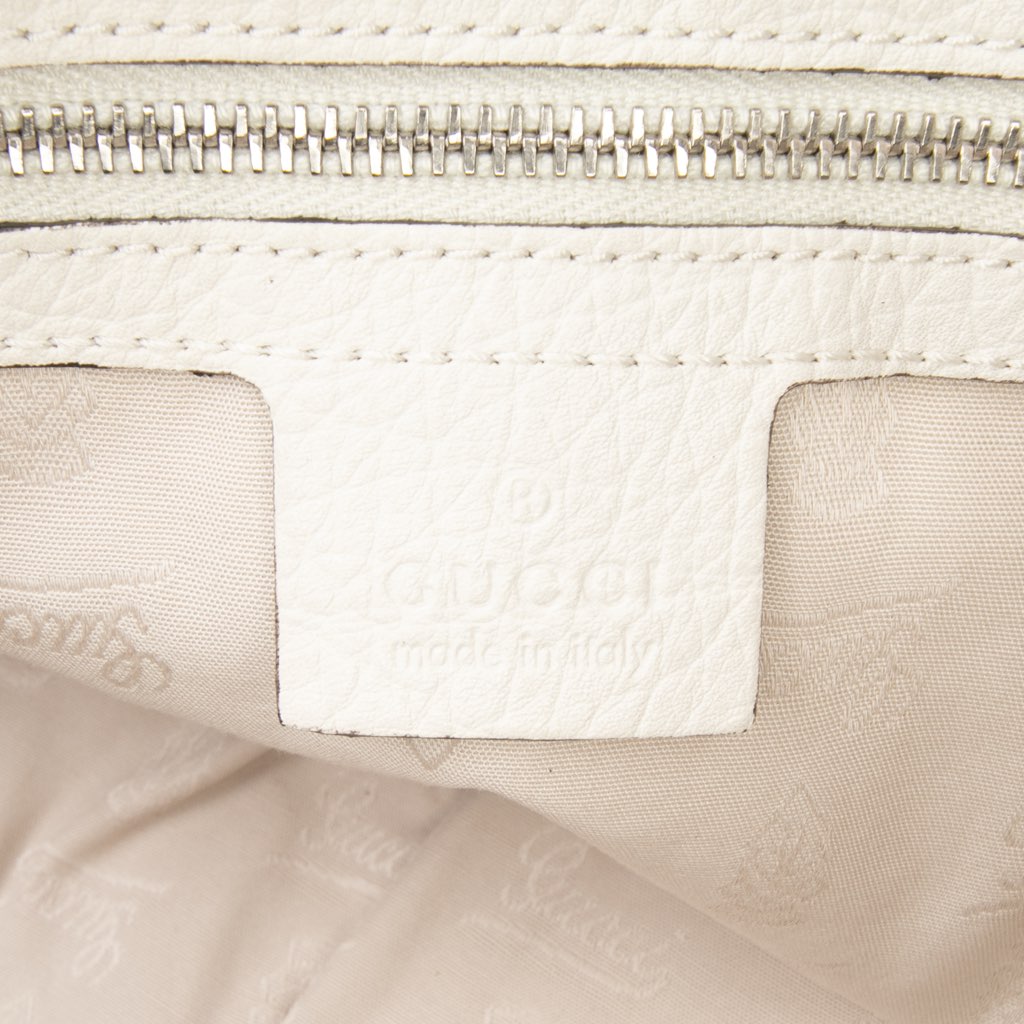 Gucci Medium GG Canvas Bamboo Bar Tote - Side view