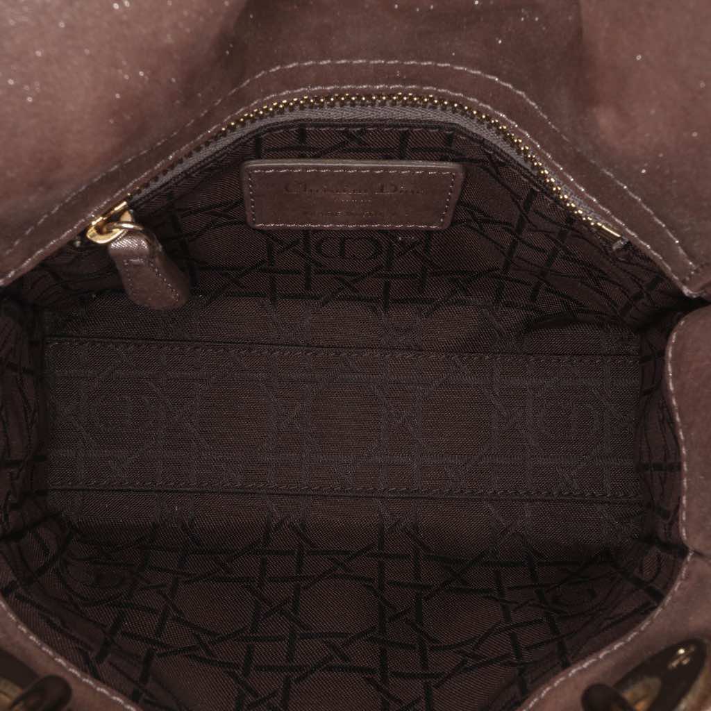 Dior Mini Iridescent Lambskin Cannage Lady Dior - 4