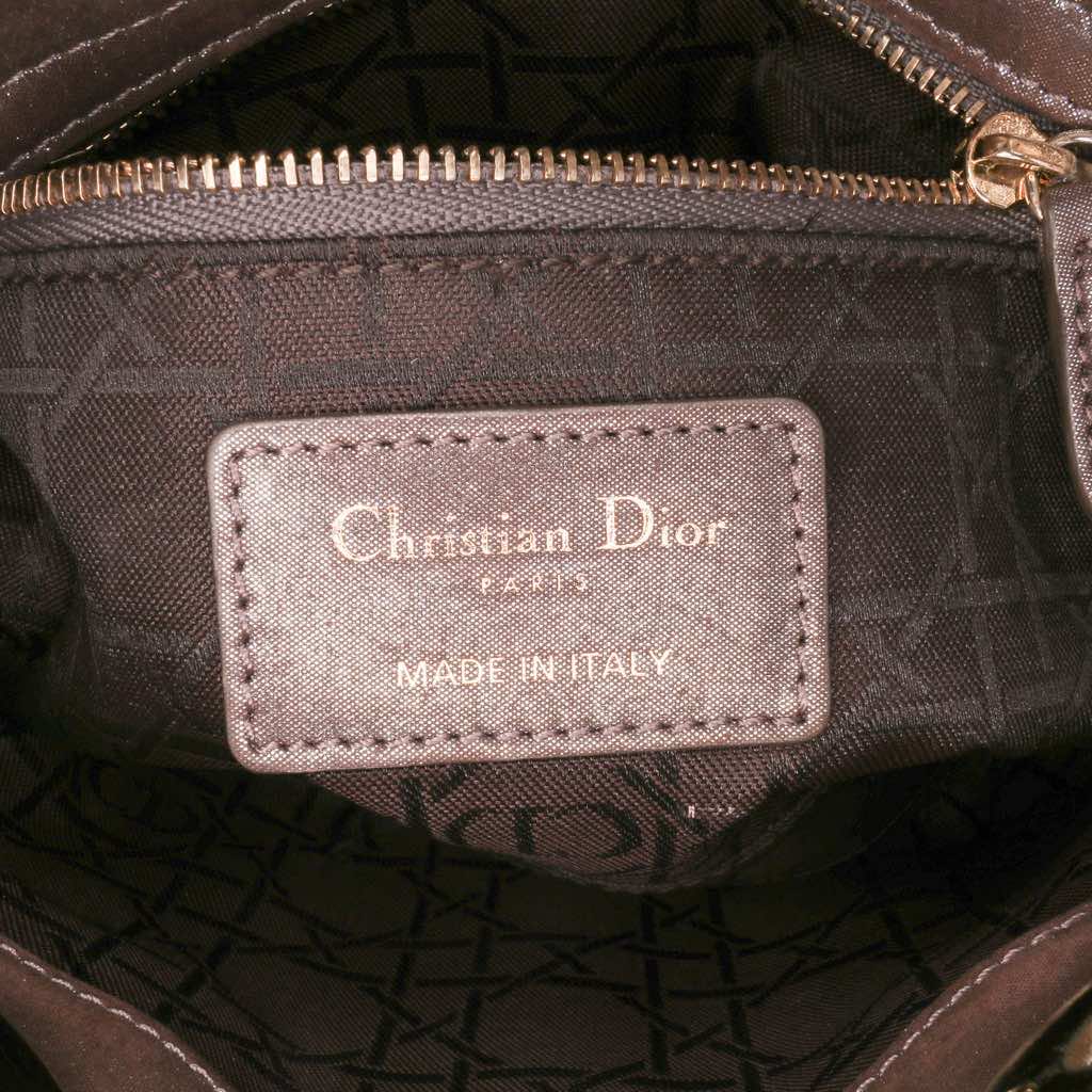 Dior Mini Iridescent Lambskin Cannage Lady Dior - 5