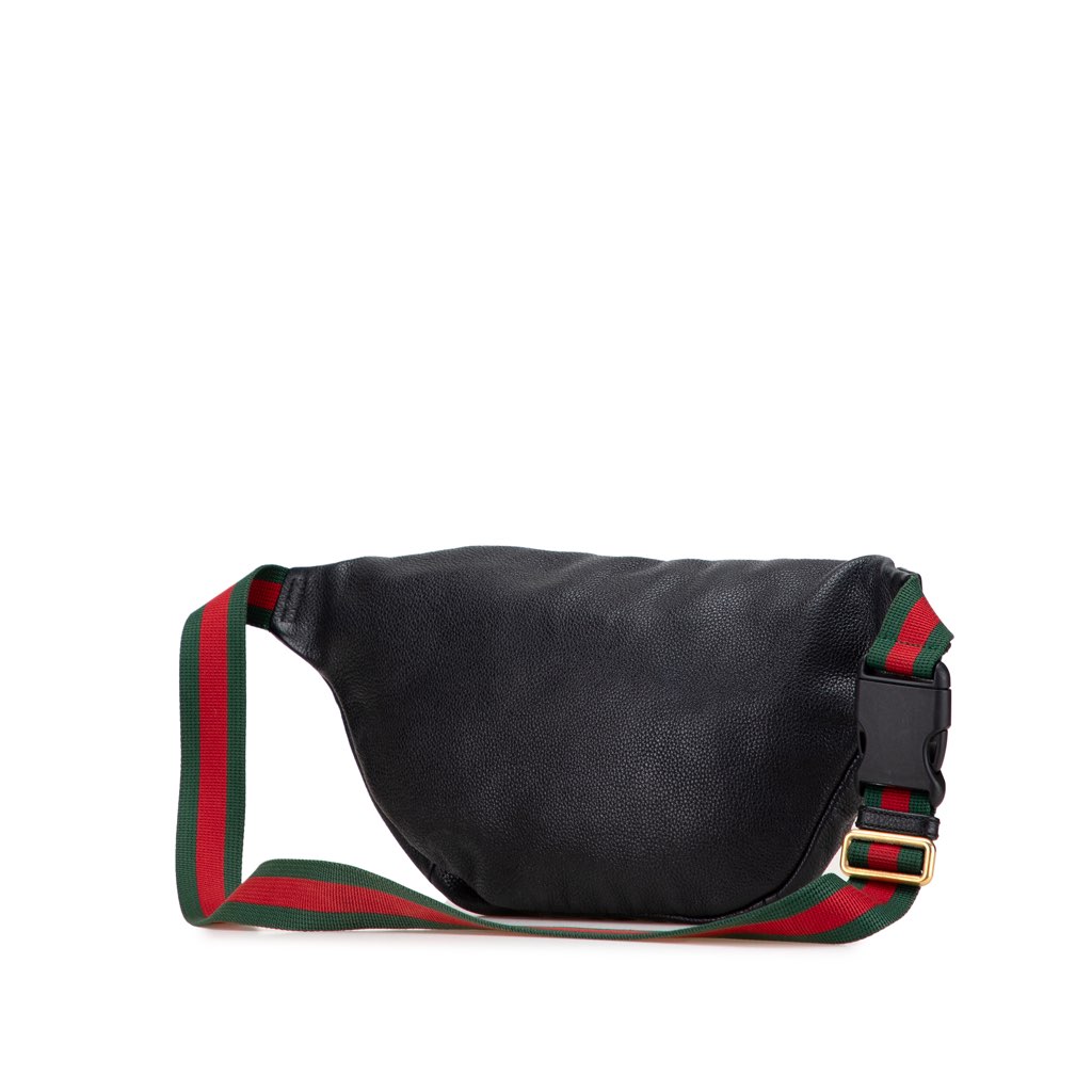 Gucci Grained Calfskin Logo Belt Bag - 2