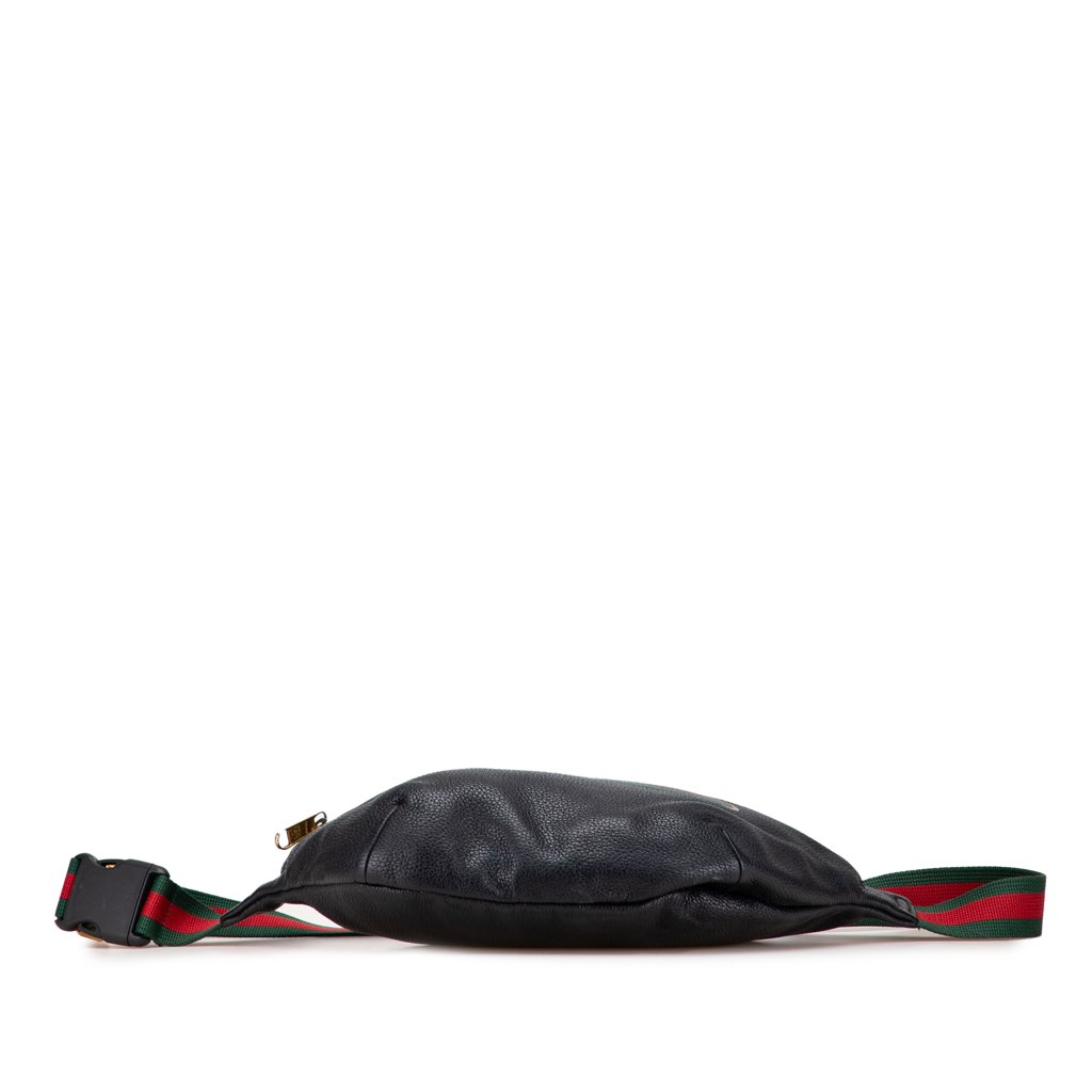 Gucci Grained Calfskin Logo Belt Bag - 3