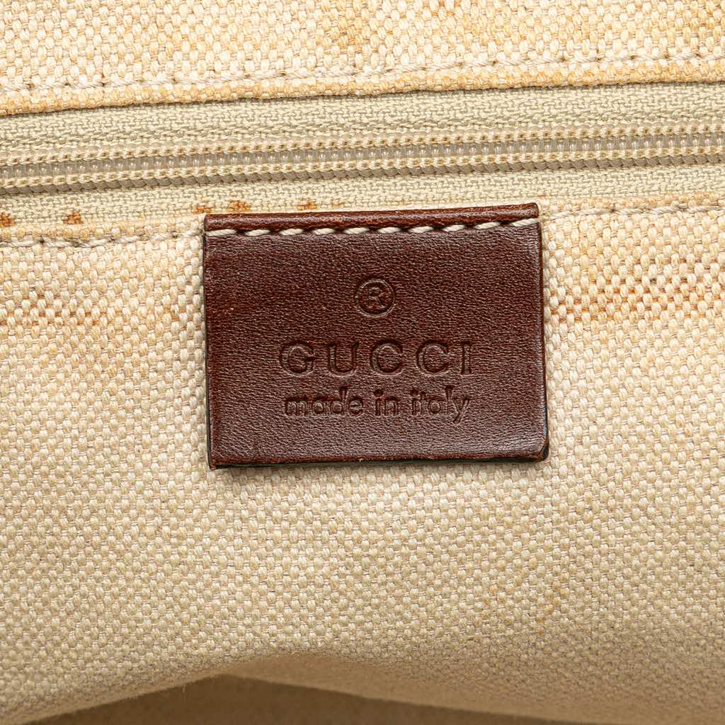 Gucci GG Canvas Sukey Satchel - Side view