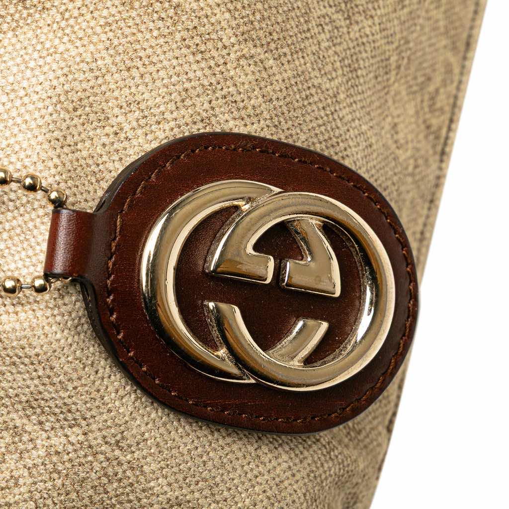 Gucci GG Canvas Sukey Satchel - Image 10