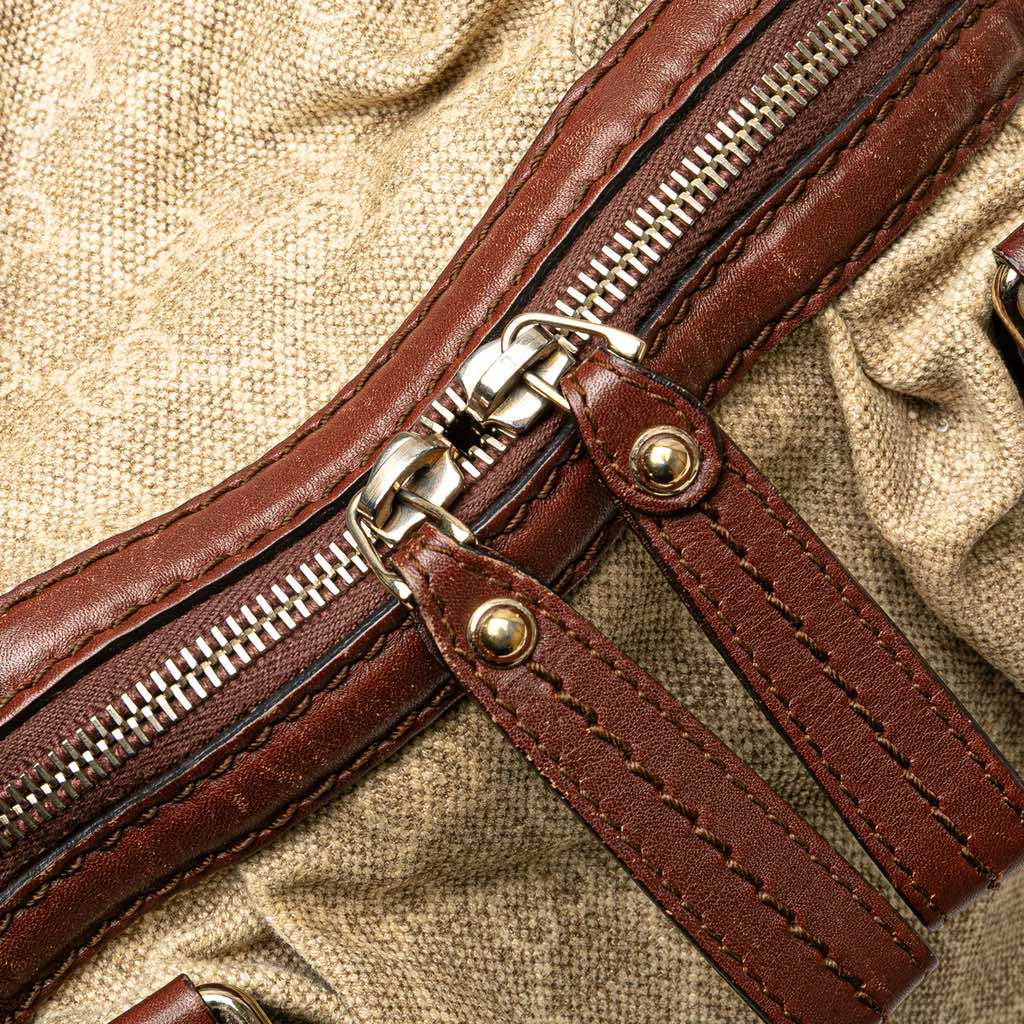 Gucci GG Canvas Sukey Satchel - Image 11