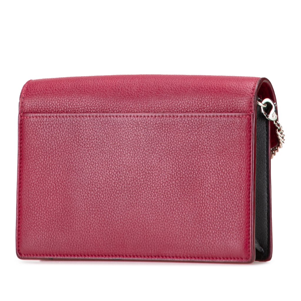 Louis Vuitton Bicolor Leather MyLockMe Chain Pochette - Back view