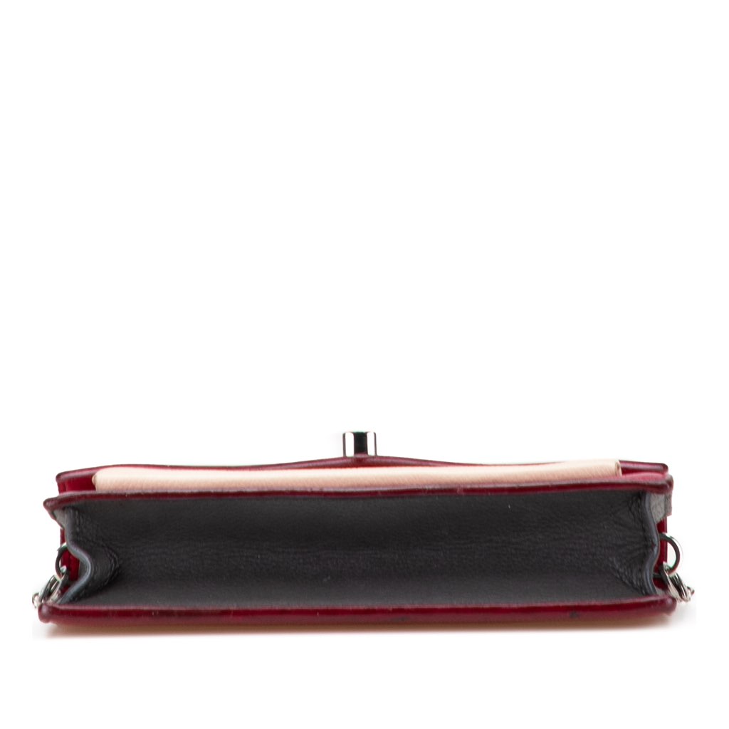 Louis Vuitton Bicolor Leather MyLockMe Chain Pochette - Image 6