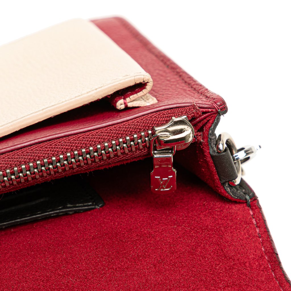 Louis Vuitton Bicolor Leather MyLockMe Chain Pochette - Image 10