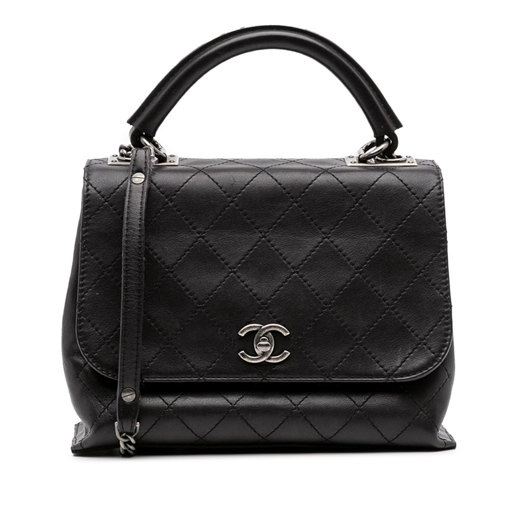 Chanel Stitched Calfskin Urban Luxury Top Handle Bag