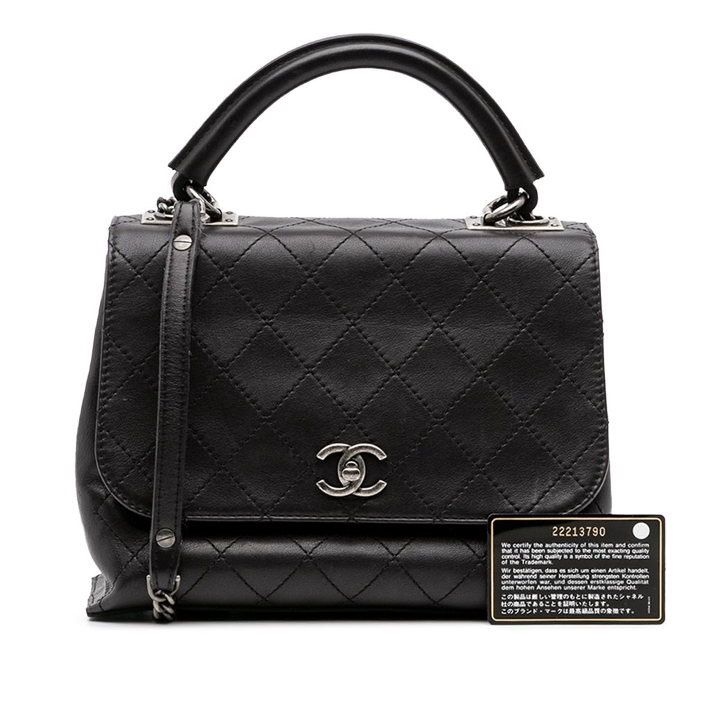 Chanel Stitched Calfskin Urban Luxury Top Handle Bag - Image 17