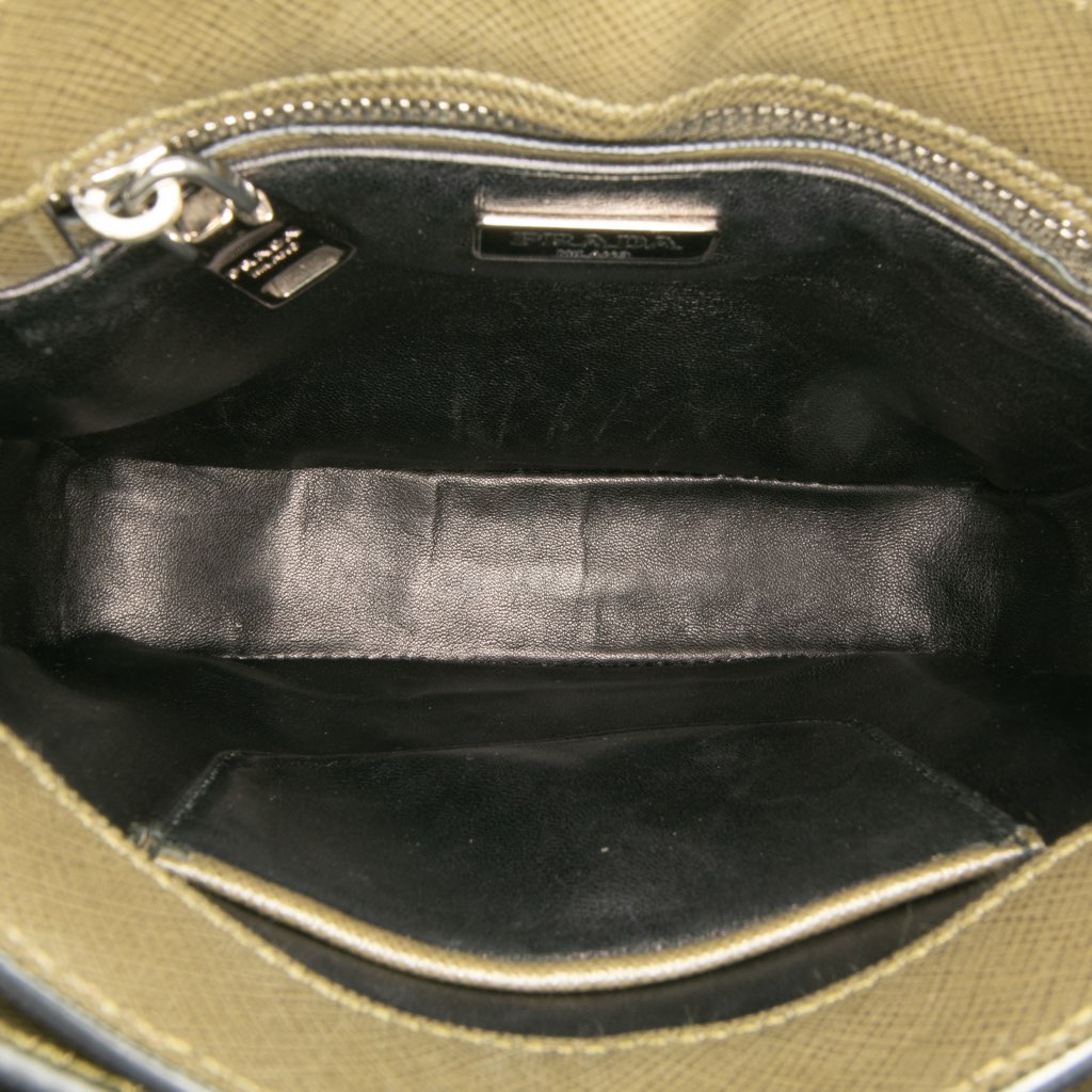 Prada Small Saffiano Lux Sound Satchel - 4