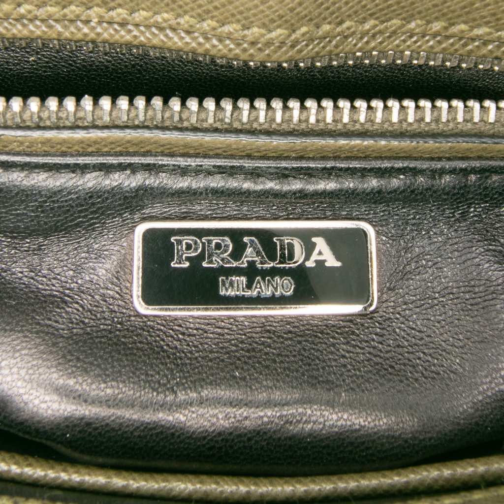 Prada Small Saffiano Lux Sound Satchel - Side view