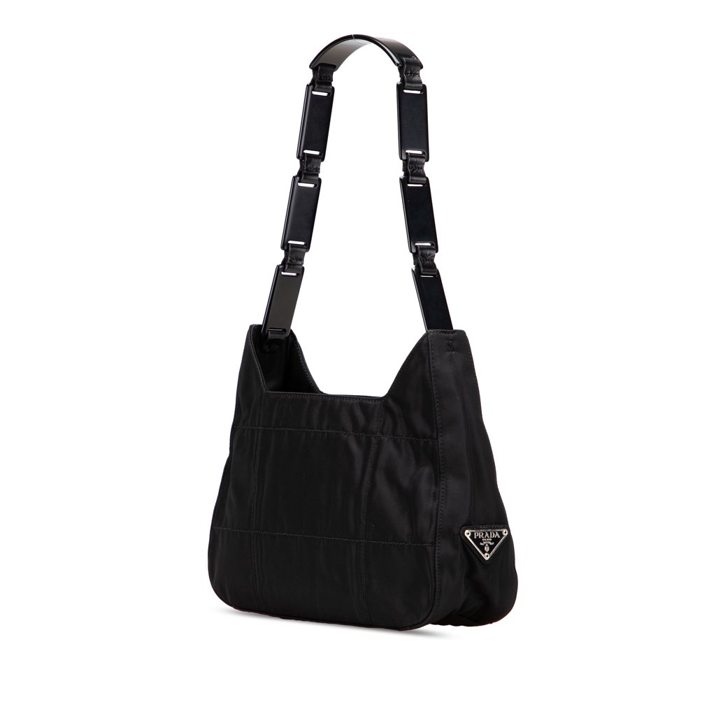 Prada Tessuto Chain Shoulder Bag - Back view