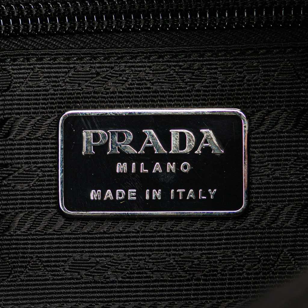 Prada Tessuto Chain Shoulder Bag - Side view