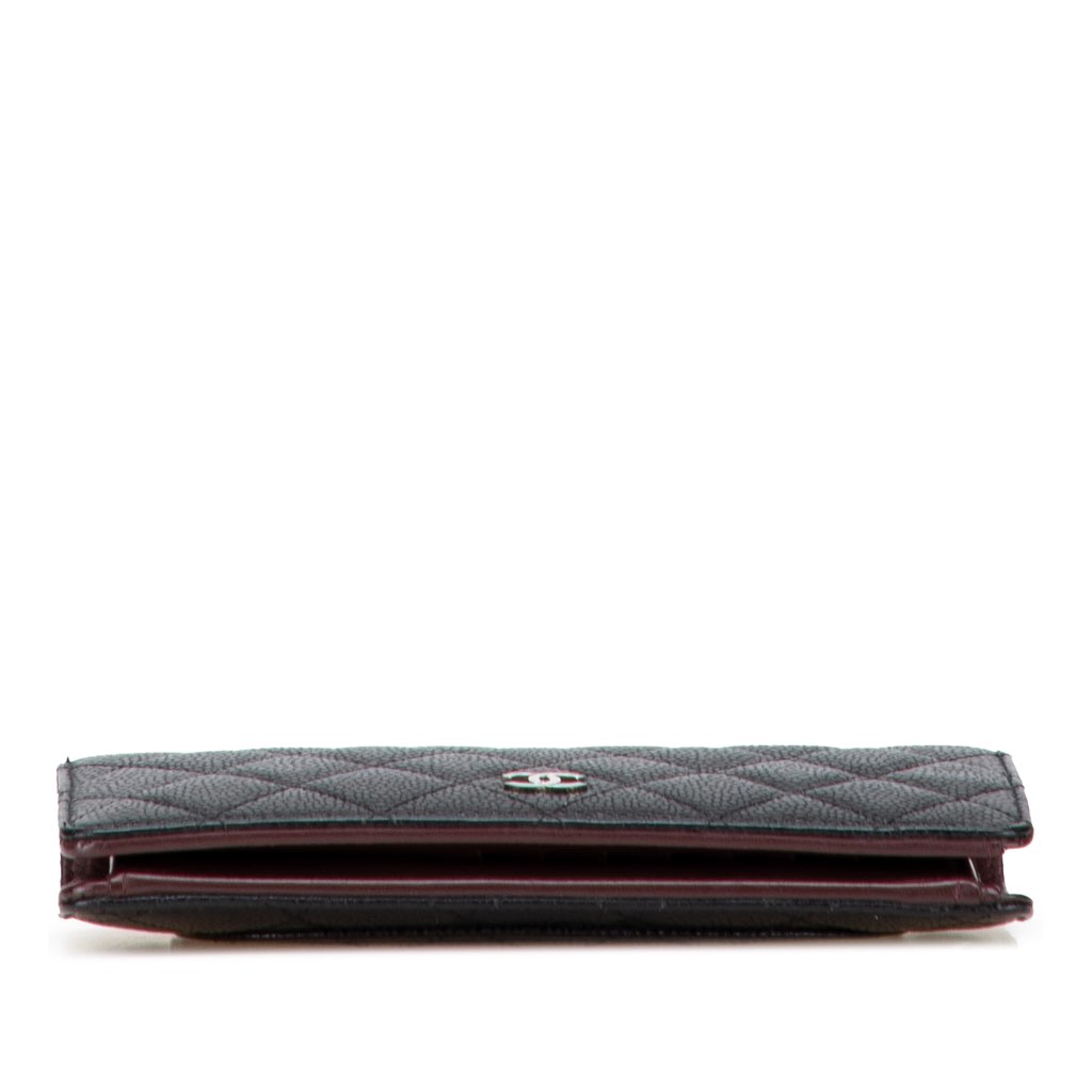 Chanel CC Quilted Caviar Long Wallet - 3