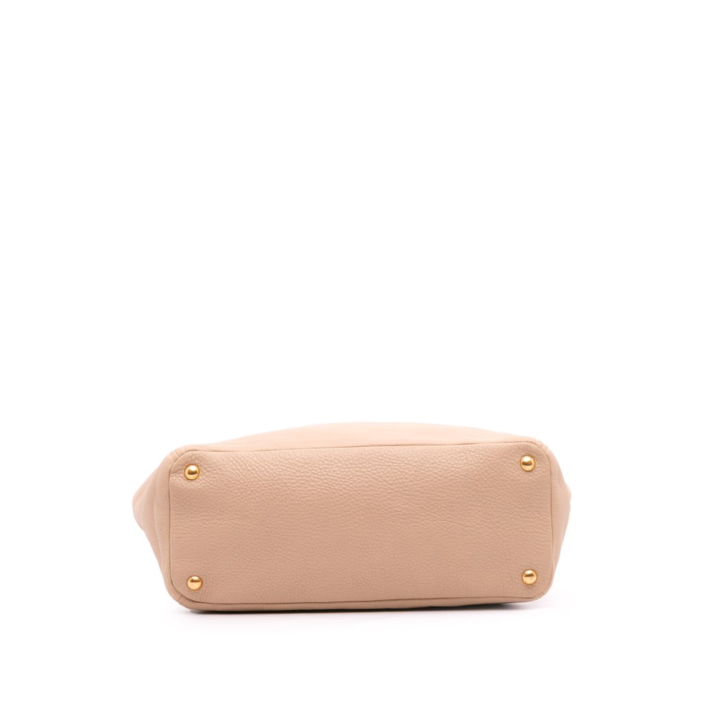 Prada Vitello Daino Double Pocket Tote - Image 6