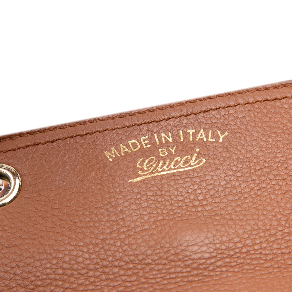 Gucci Medium Calfskin Bamboo Shopper Satchel - Image 11