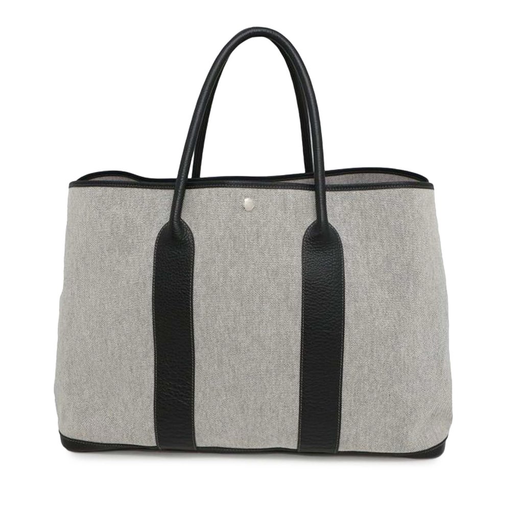 Hermès Toile H and Buffle Skipper Garden Party 49