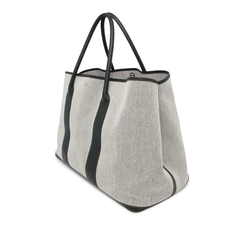 Hermès Toile H and Buffle Skipper Garden Party 49 - 2