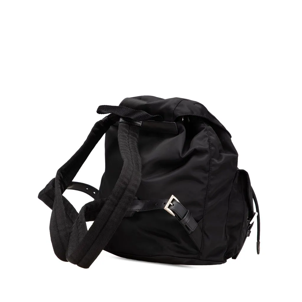 Prada Tessuto Backpack Black Good - Back View