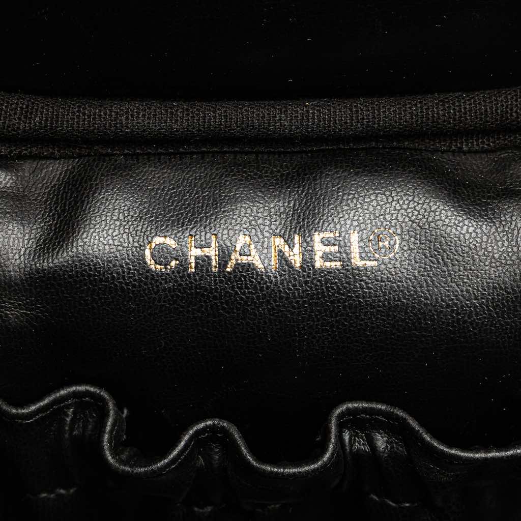 Chanel CC Caviar Vanity Case - Side view