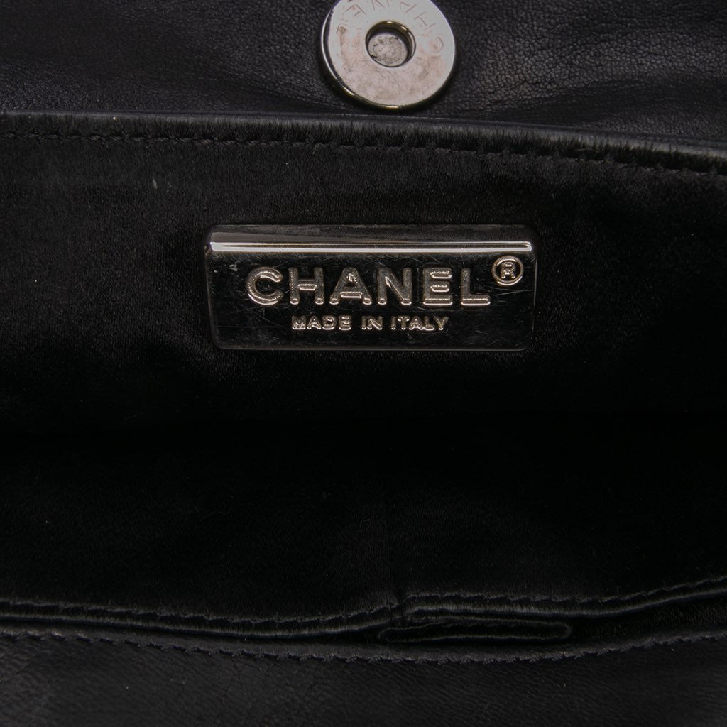 Chanel Quilted Lambskin Studded Metal Beauty Flap - 5