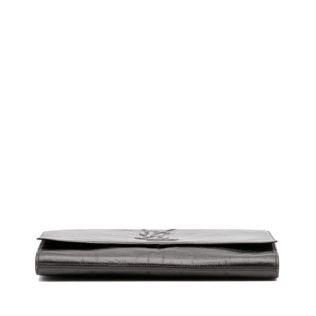 Yves Saint Laurent Textured Patent Belle de Jour Clutch - 3