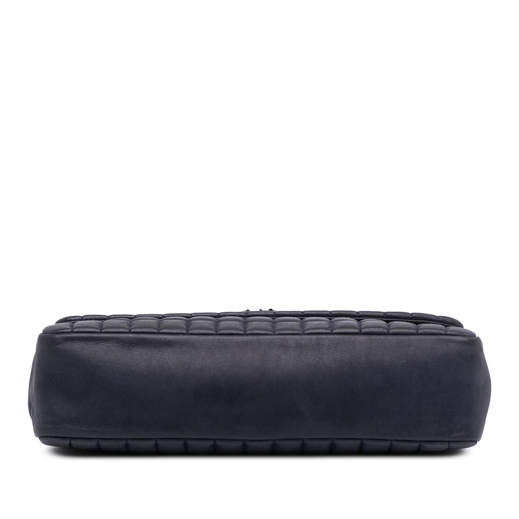 Chanel Chocolate Bar Iridescent Calfskin Bubble Flap - Image 6