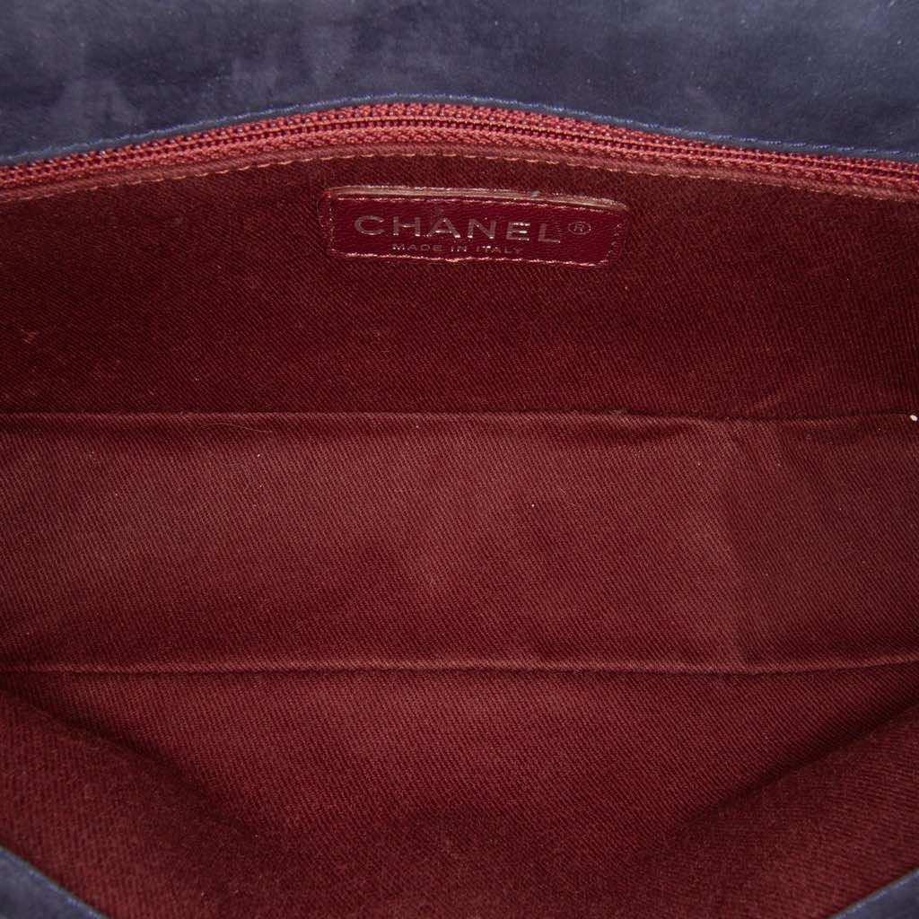 Chanel Chocolate Bar Iridescent Calfskin Bubble Flap - 4