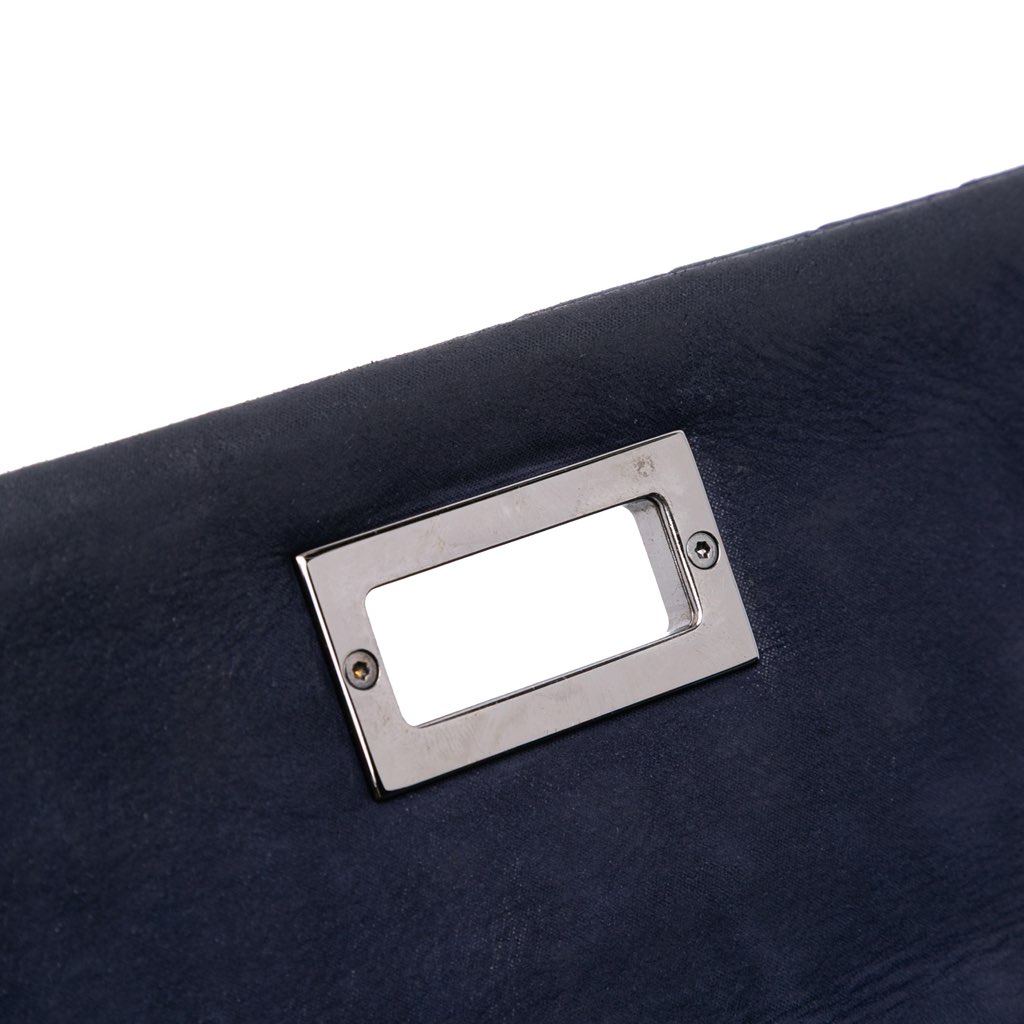 Chanel Chocolate Bar Iridescent Calfskin Bubble Flap - Image 11