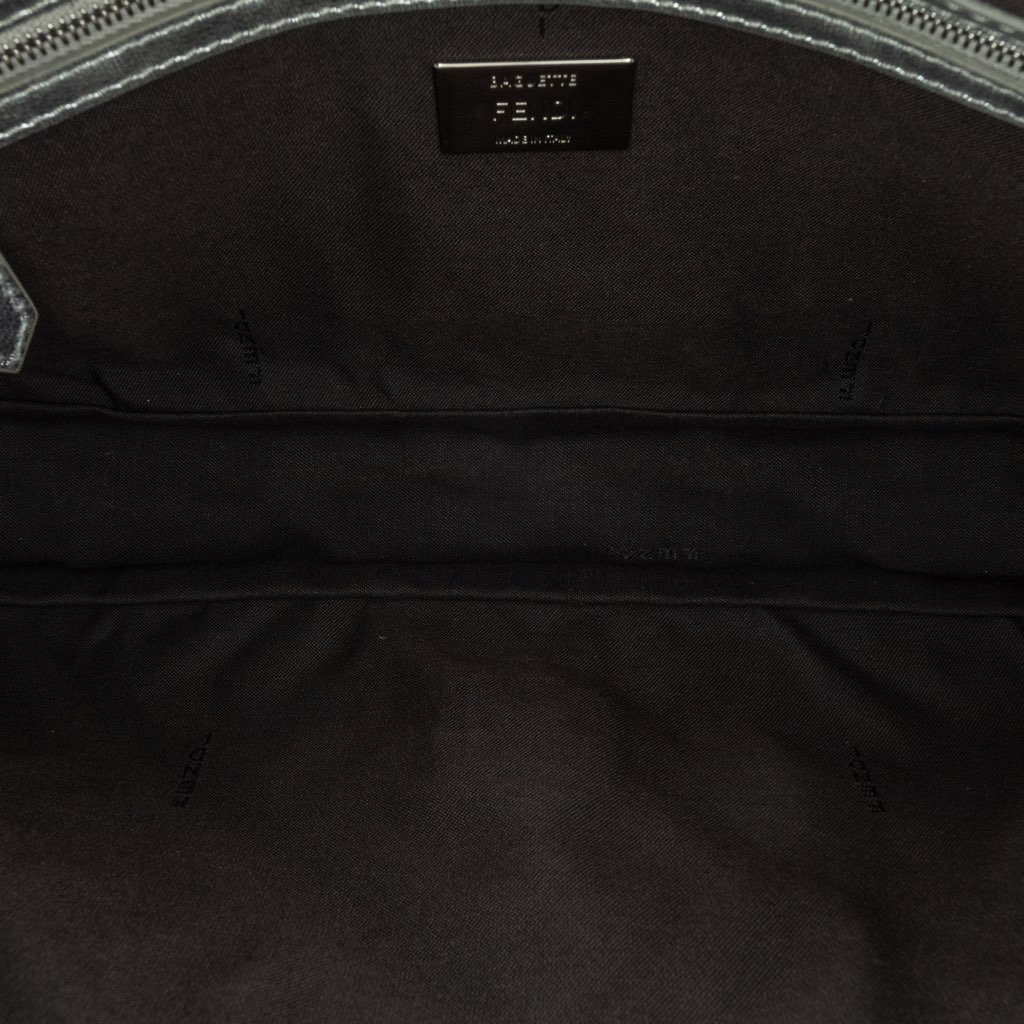 Fendi Large Zucca Embossed Baguette Satchel - 4