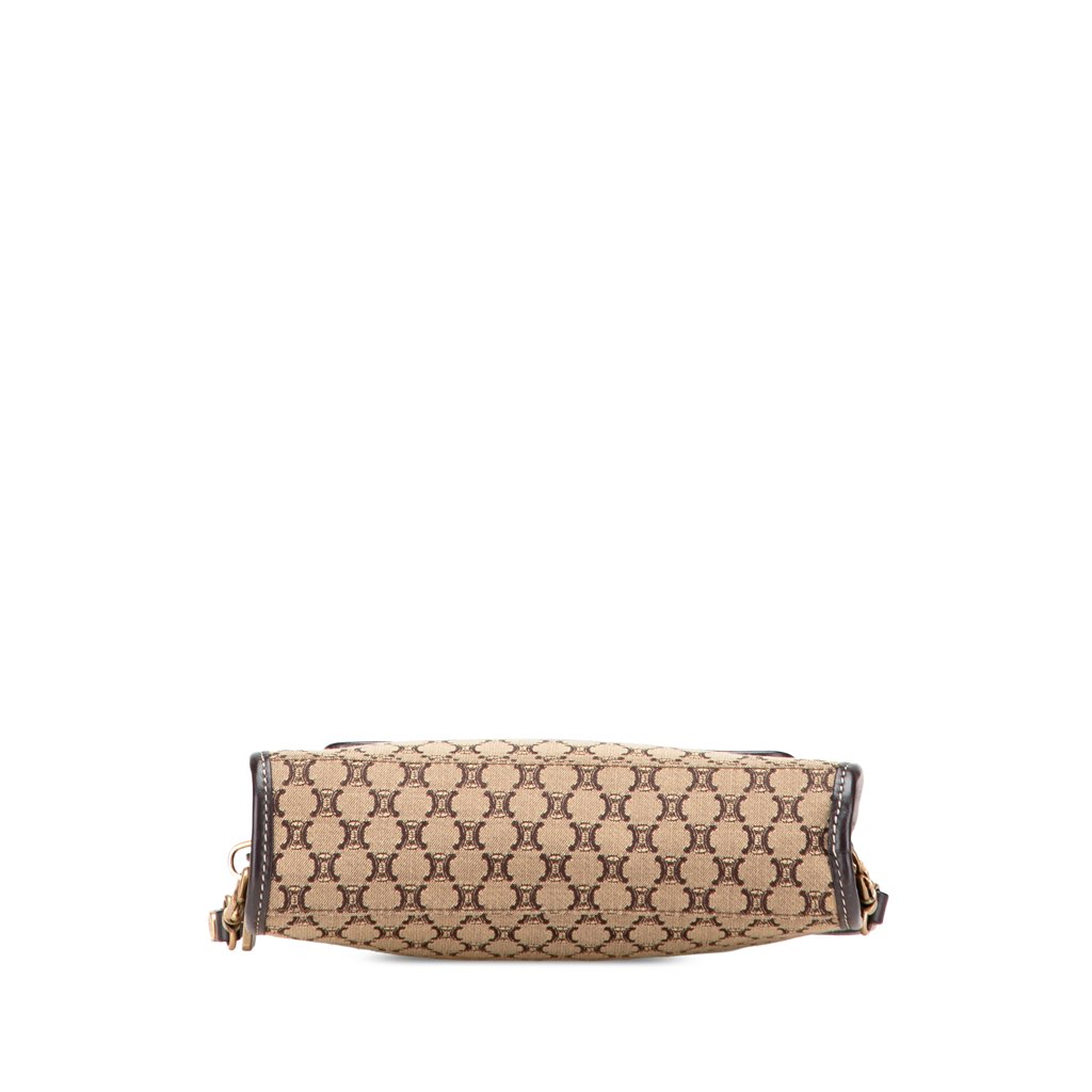 Celine Macadam Canvas Triomphe Handbag - Image 6