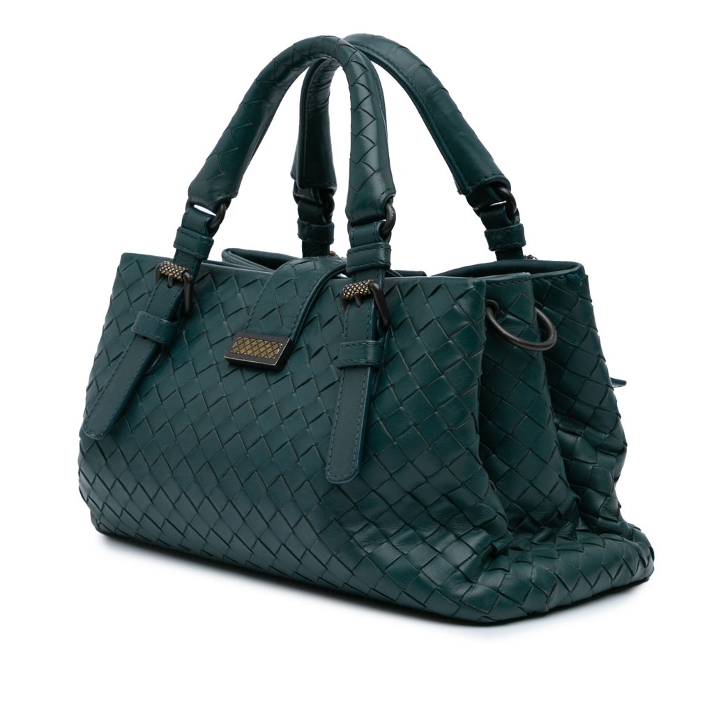 Bottega Veneta Mini Nappa Intrecciato Roma Satchel - 2