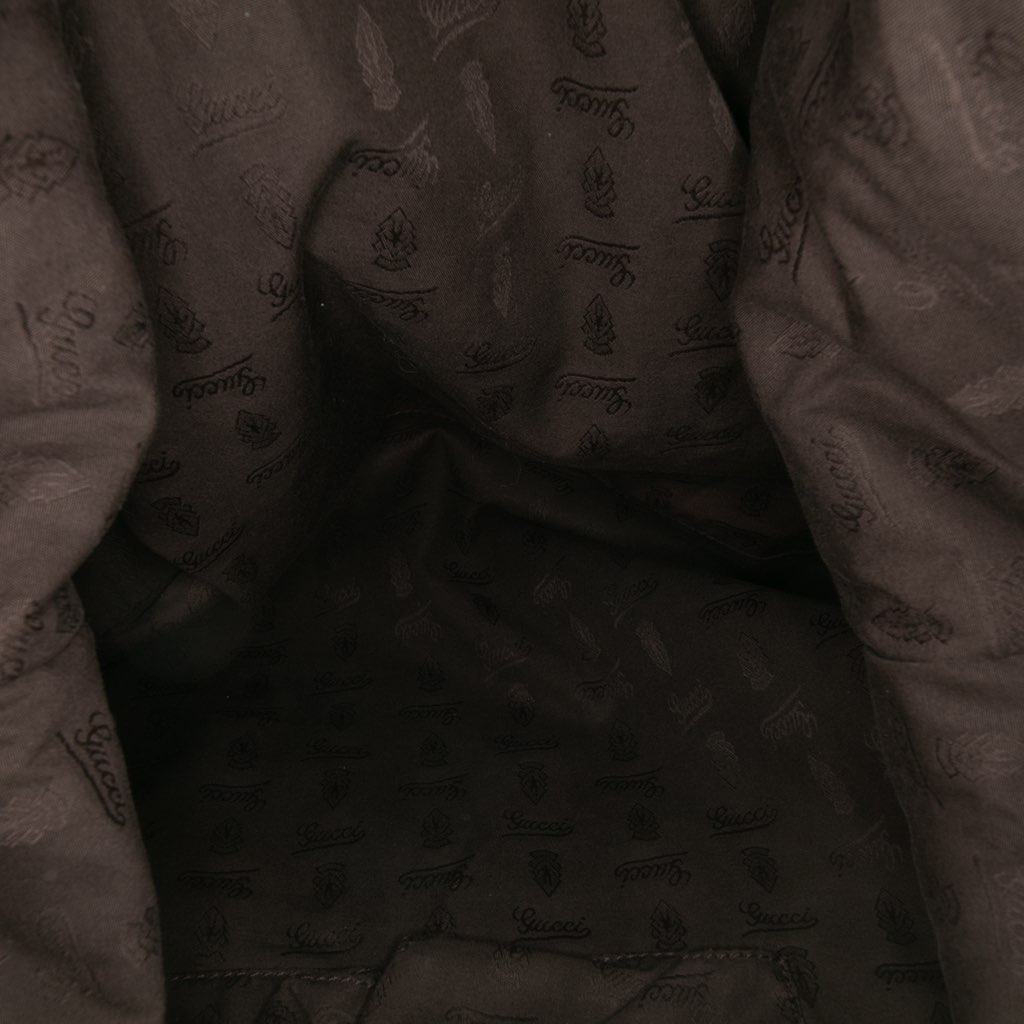 Gucci Large GG Canvas Bamboo Bar Tote - 4