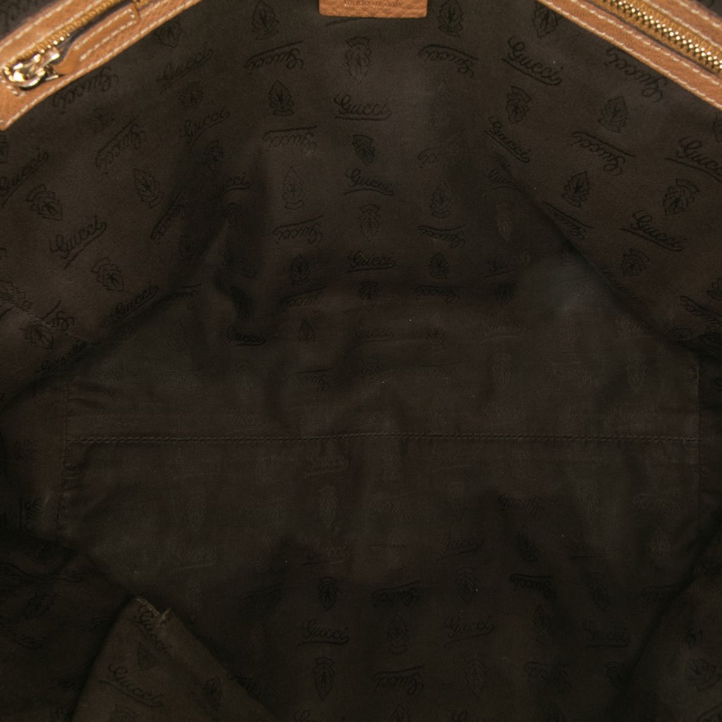 Gucci Medium GG Canvas Charm Satchel - 4