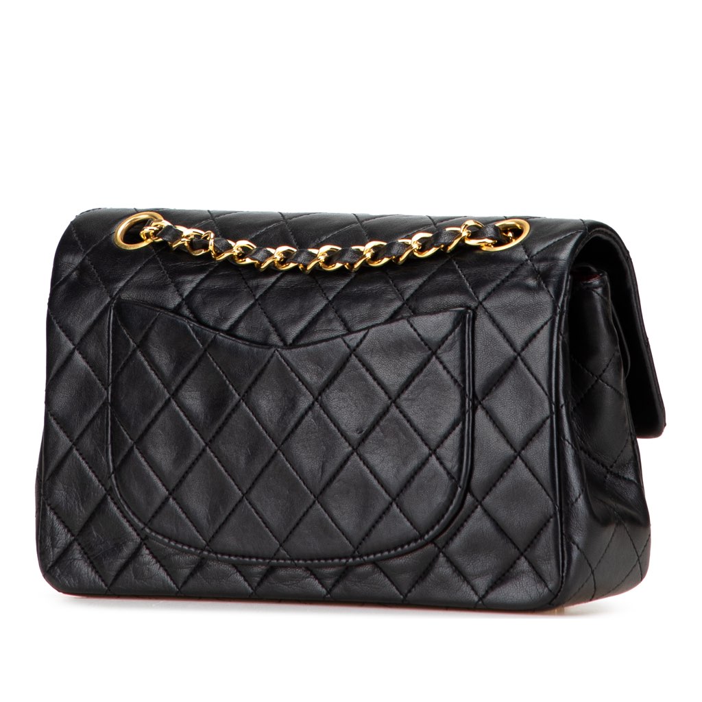 Chanel Small Classic Lambskin Double Flap - Back view