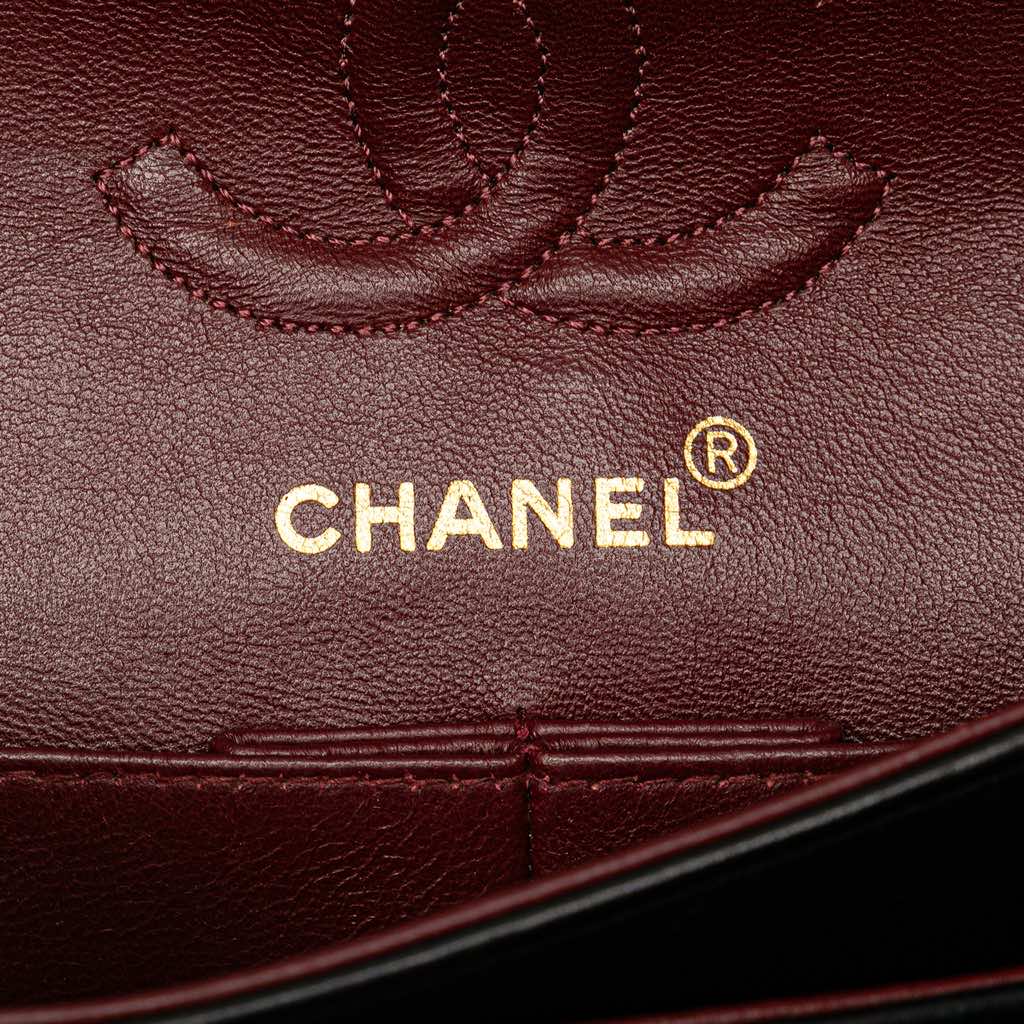 Chanel Small Classic Lambskin Double Flap - Side view