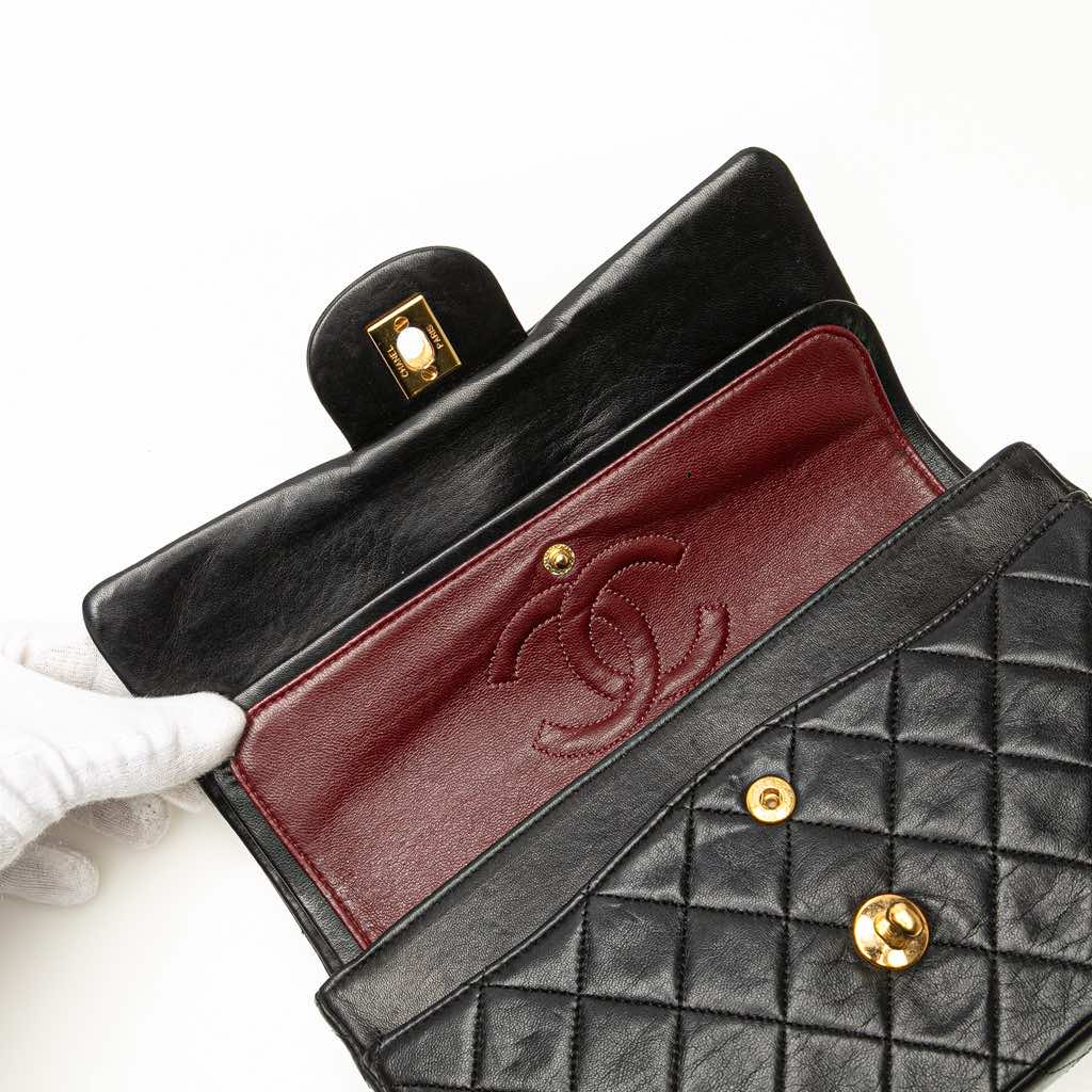 Chanel Small Classic Lambskin Double Flap - Image 11