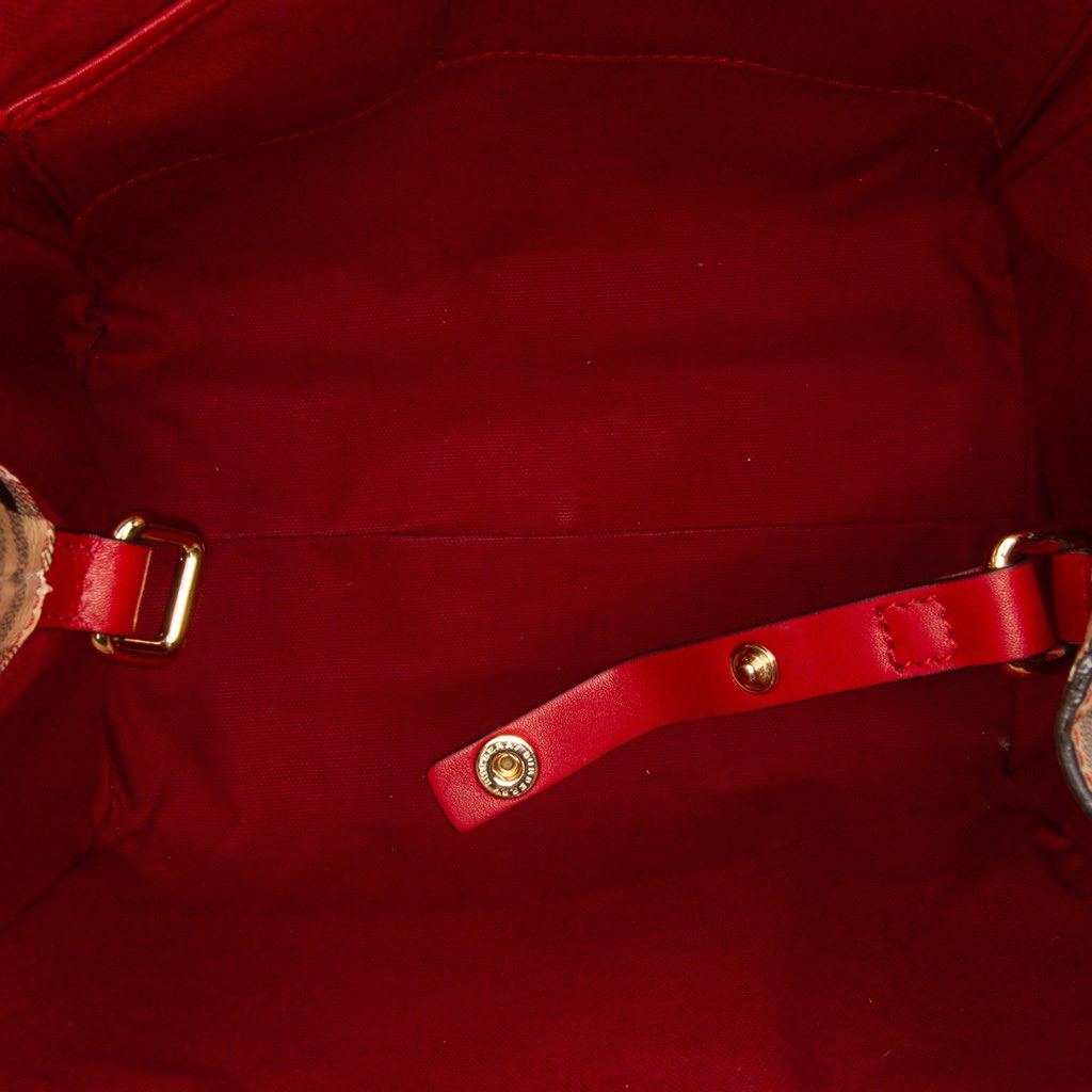 Burberry Small Haymarket Check Coated Canvas Canterbury Tote - 4